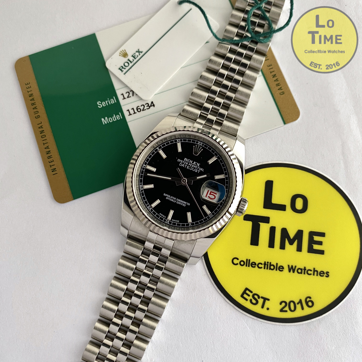 Rolex Datejust 116234 w/ card