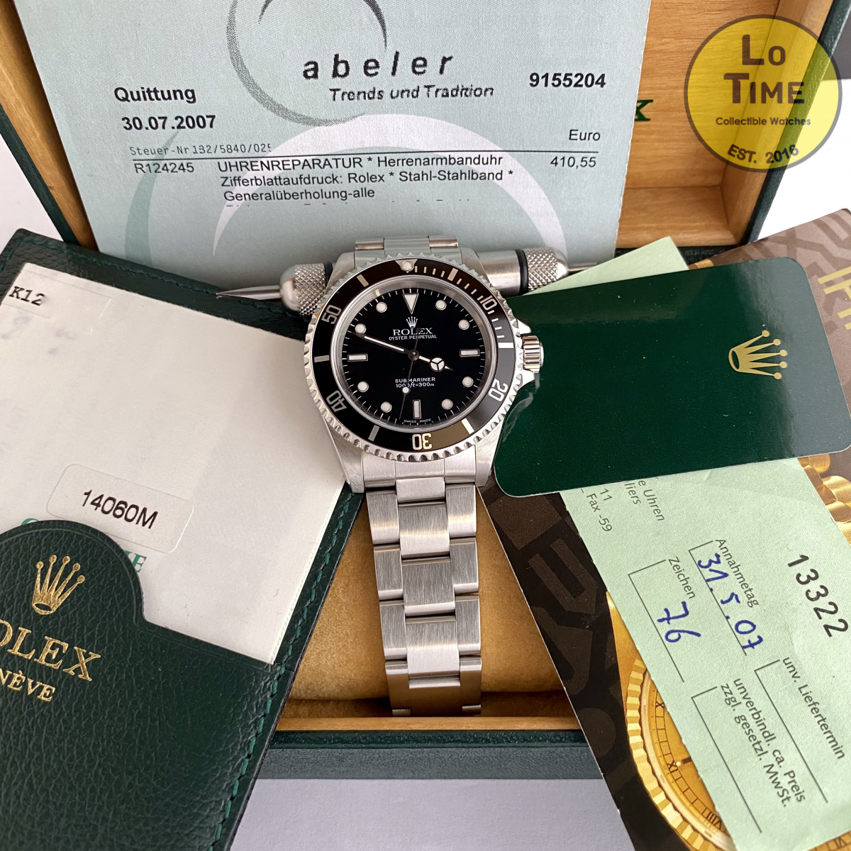 Rolex Submariner 14060M B/P