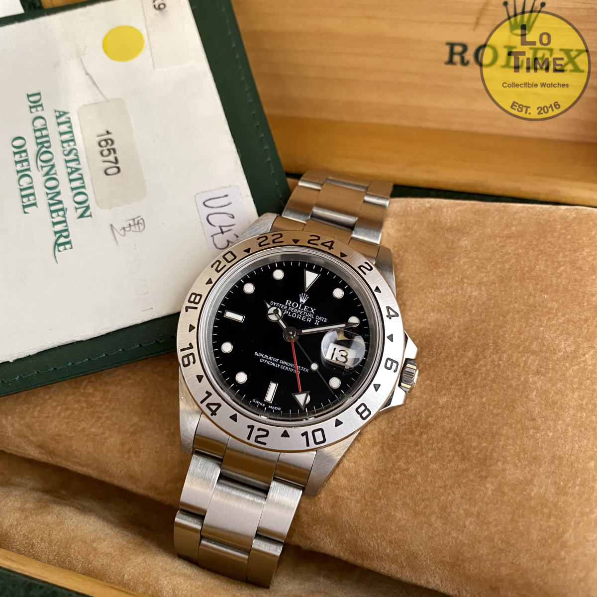 Rolex Explorer II 16570 B/P