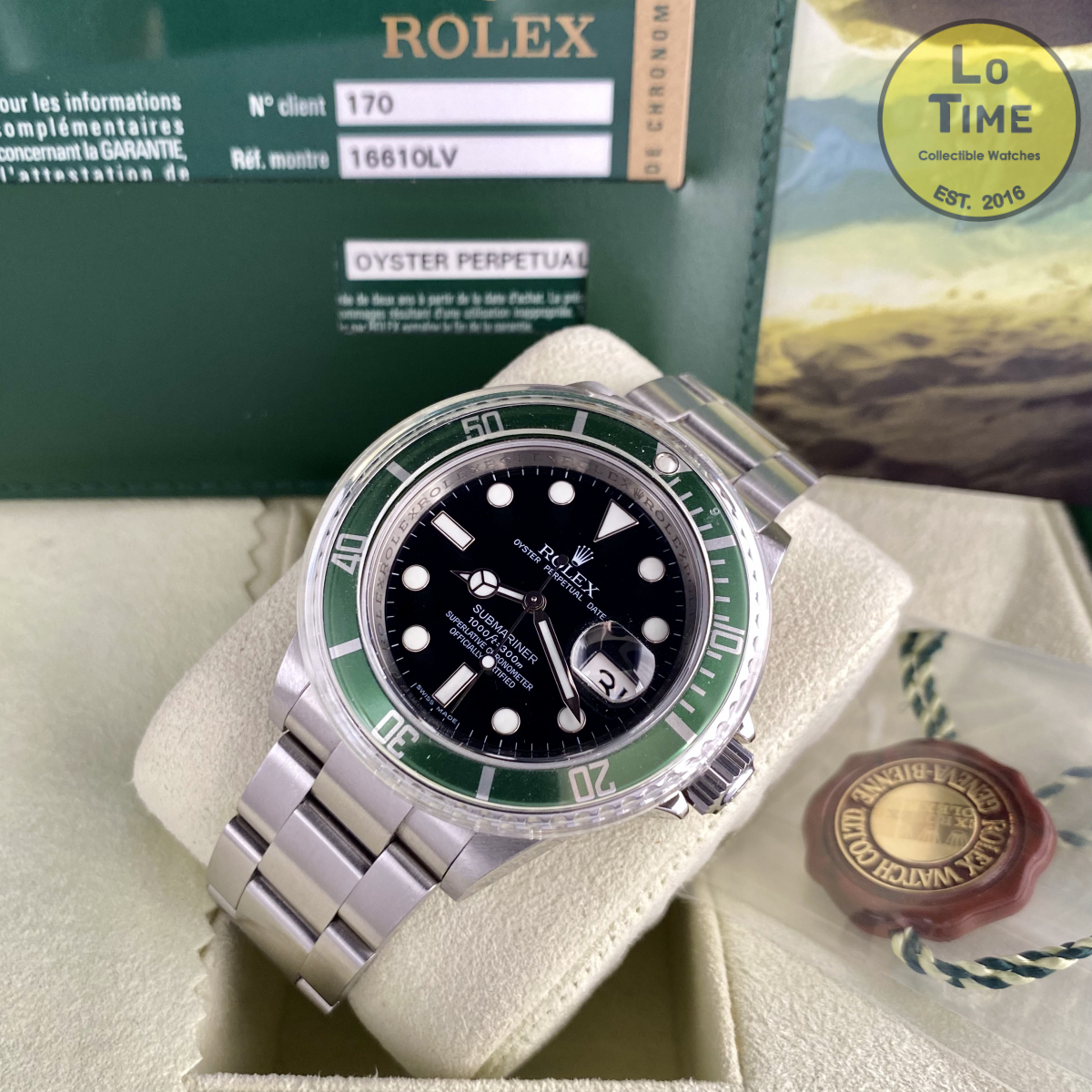 Rolex Submariner 16610LV B/P