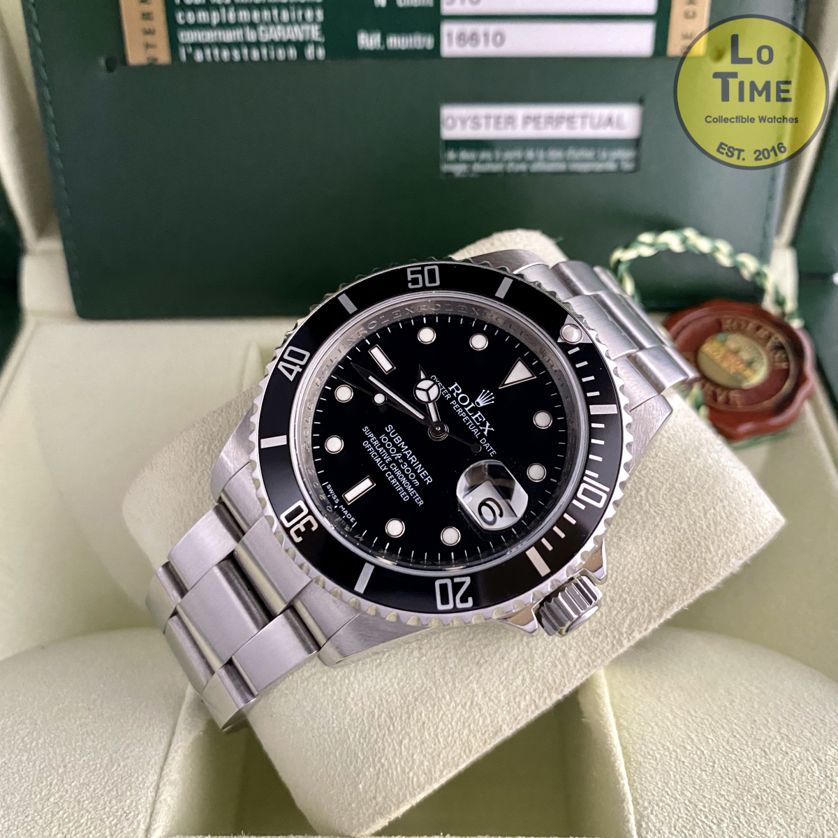 Rolex Submariner 16610 RRR B/P