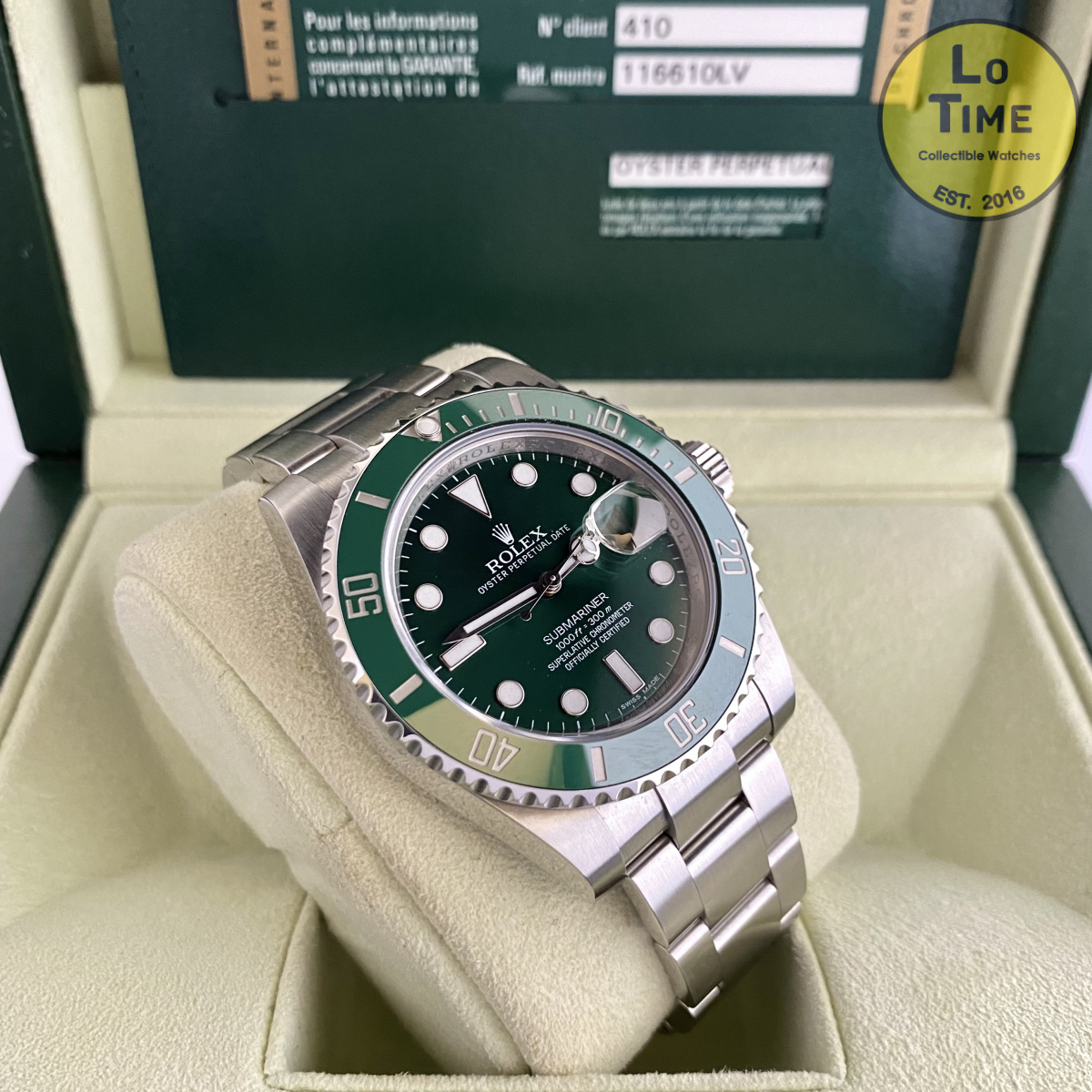 Rolex Submariner 116610LV B/P